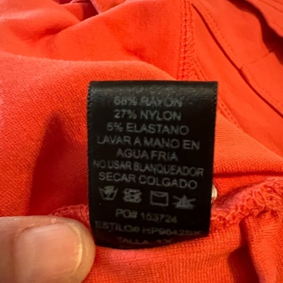 Shinestar Orange stretchy jegging jeans size 1X - Picture 5 of 8